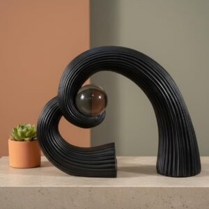 Glass and Matte Black